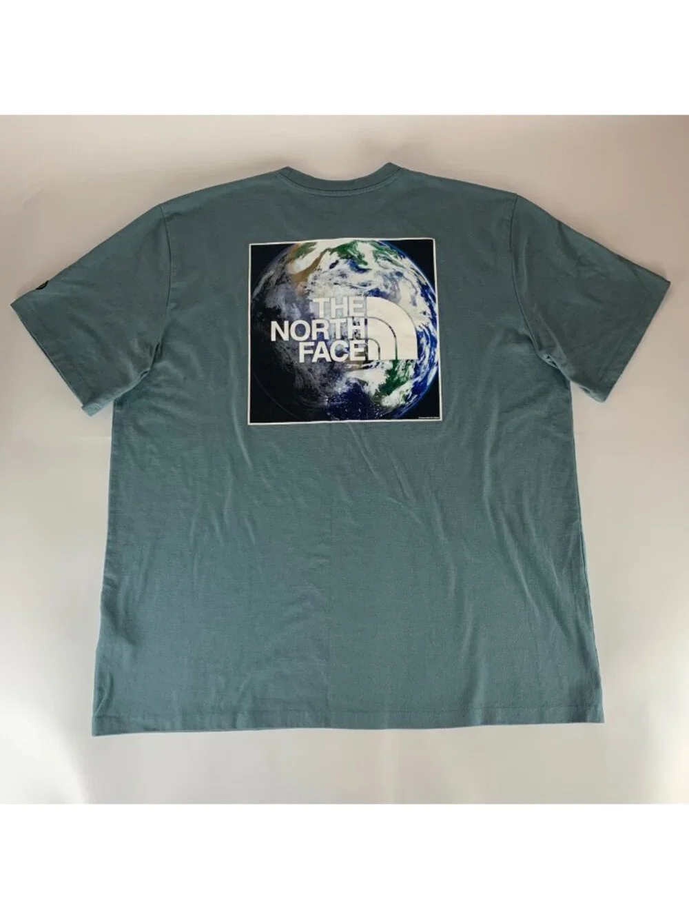 The North Face Green Gray Short Sleeve Crewneck Shirt Mens XL